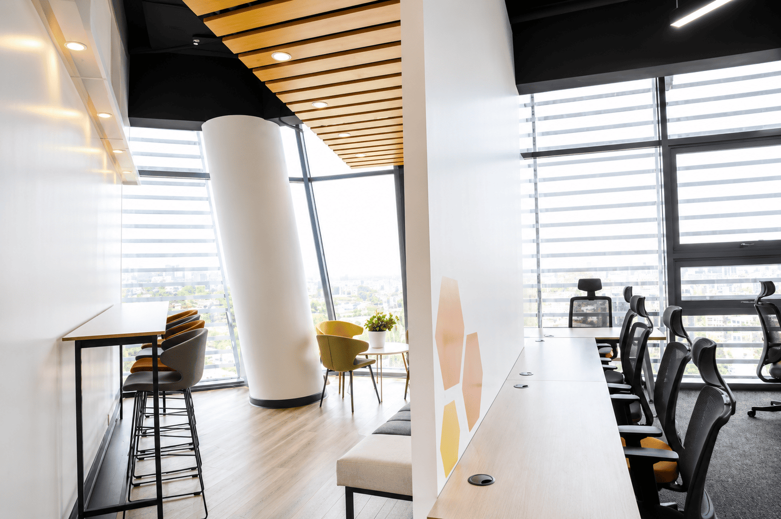 VIZX patitioning done by one of the top interior Design Companies in kenya