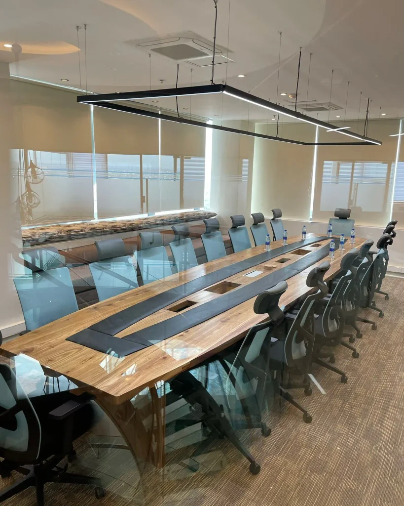 Top interior design companies in Kenya designed this boardroom